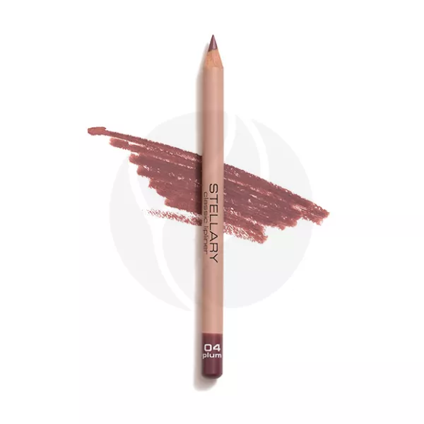 Изображение товара Карандаш для губ Stellary Lipliner тон 04 Plum, 1,35г, насыщенный цвет и мягкое нанесение