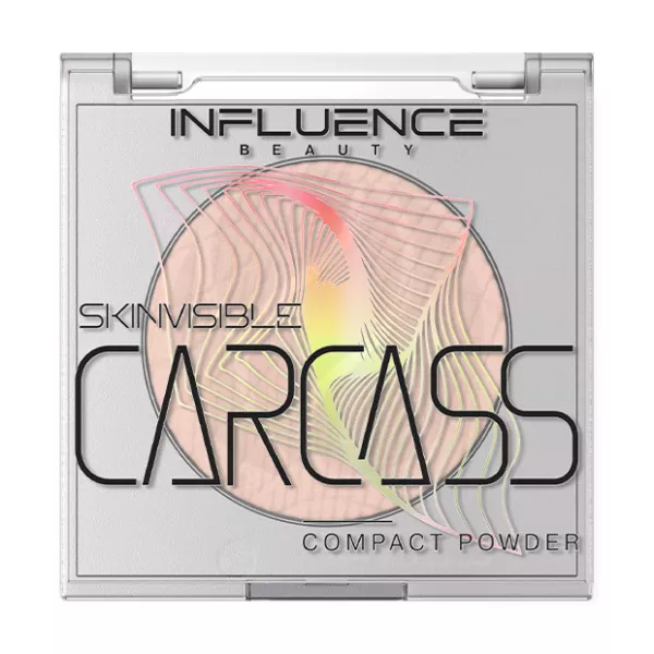 Изображение товара Influence Beauty Skinvisible carcass пудра компактная, тон 02, 4,2г