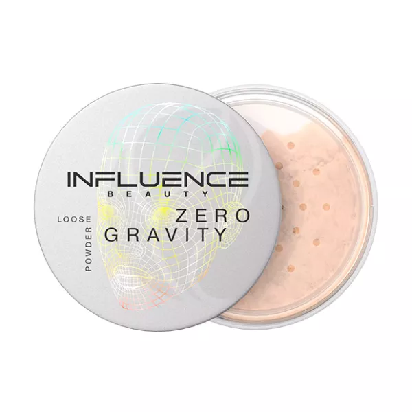 Изображение товара Рассыпчатая пудра Influence Beauty Zero gravity 4г с сиянием для любого типа кожи