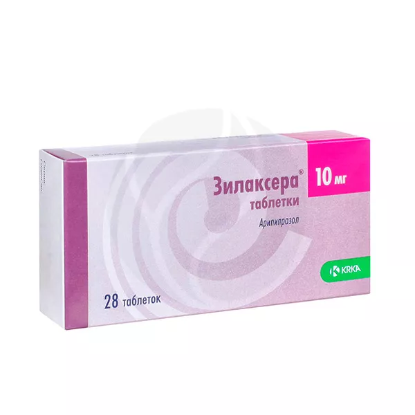 Изображение товара Таблетки Зилаксера Арипипразол 10мг Изображение товара Таблетки Зилаксера Арипипразол 10мг
