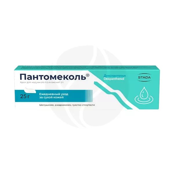 Изображение товара Крем Пантомеколь Декспантенол 5% 25 г - регенерация кожи и заживление Изображение товара Крем Пантомеколь Декспантенол 5% 25 г - регенерация кожи и заживление