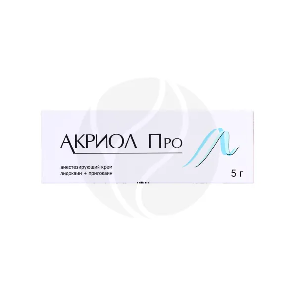 Изображение товара Акриол Про крем 2,5% + 2,5% для поверхностной анестезии, 5 г