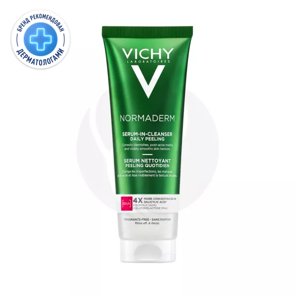 Изображение товара Vichy Normaderm гель-сыворотка очищающий с эффектом пилинга, 125 мл