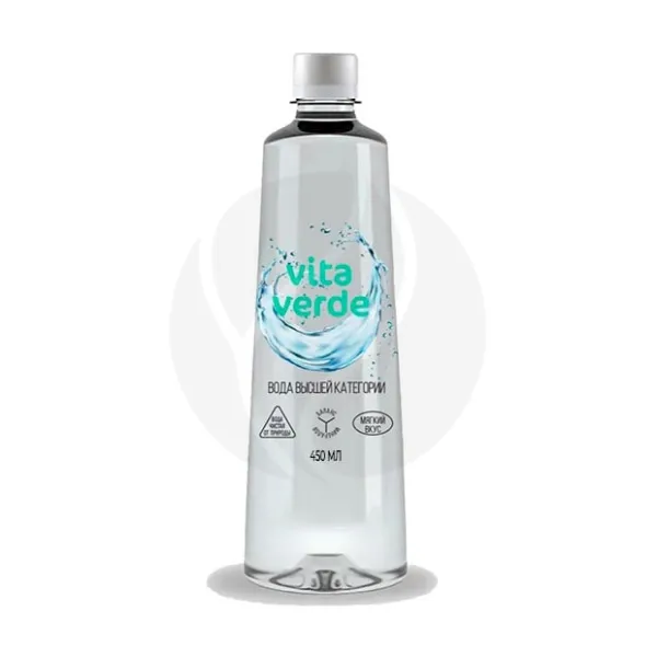 Изображение товара Вода питьевая Вита Верде артезианская негазированная 0,45л