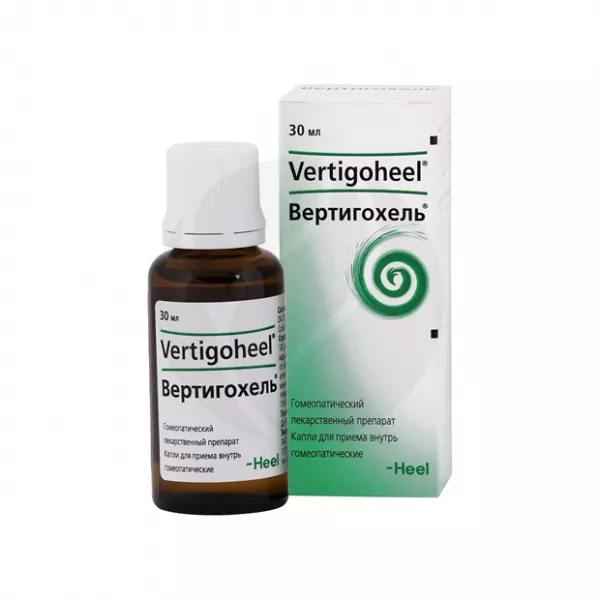 Изображение товара Вертигохель капли д/приема внутрь гомеопатические, 30мл Изображение товара Вертигохель капли д/приема внутрь гомеопатические, 30мл