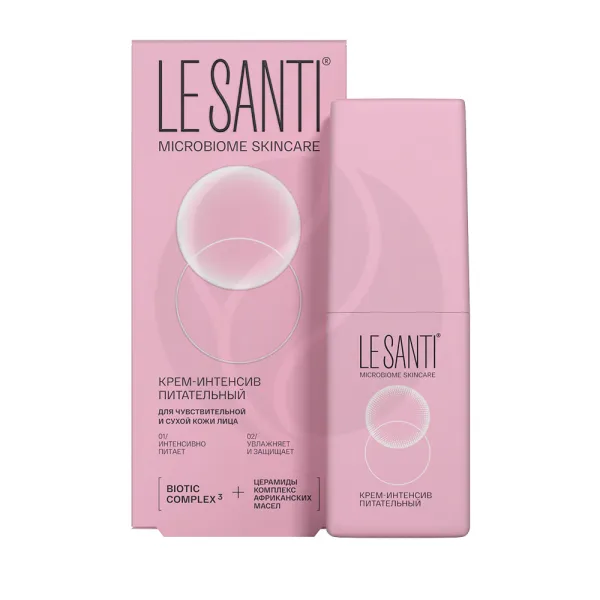 Изображение товара Питательный крем для очень сухой кожи LE SANTI 40 мл с африканскими маслами