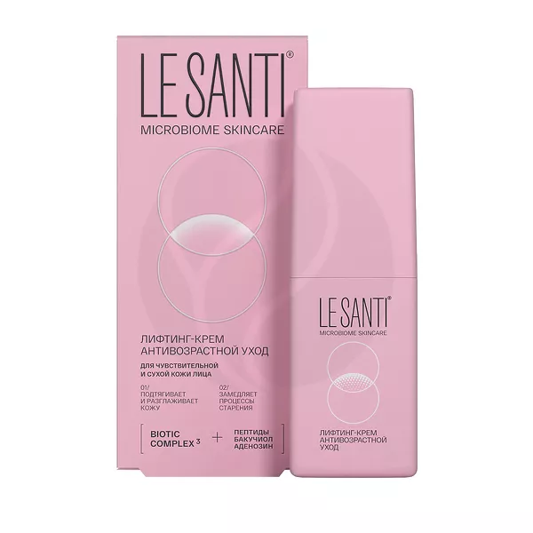 Изображение товара LE SANTI Лифтинг крем антивозрастной уход 40 мл Изображение товара LE SANTI Лифтинг крем антивозрастной уход 40 мл