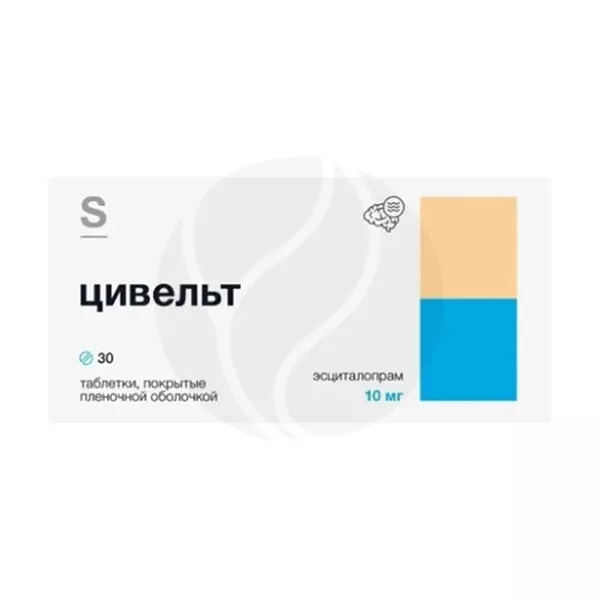 Изображение товара Цивельт 10 мг таблетки покрытые пленочной оболочкой, 30 шт