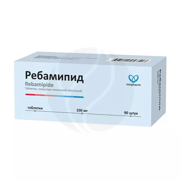 Ребамипид таблетки покрыт. п/о 100мг, №30