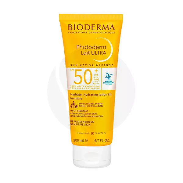 Изображение товара Bioderma Photoderm Lait ultra молочко солнцезащитное SPF50+, 200мл Изображение товара Bioderma Photoderm Lait ultra молочко солнцезащитное SPF50+, 200мл