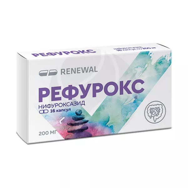 Рефурокс Реневал капсулы 200мг, №16