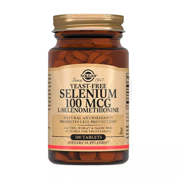 Изображение товара Solgar Селен таблетки 100мкг биологическая добавка для укрепления иммунитета