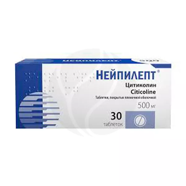 Изображение товара Таблетки Рафарма Нейпилепт Цитиколин 500мг Изображение товара Таблетки Рафарма Нейпилепт Цитиколин 500мг