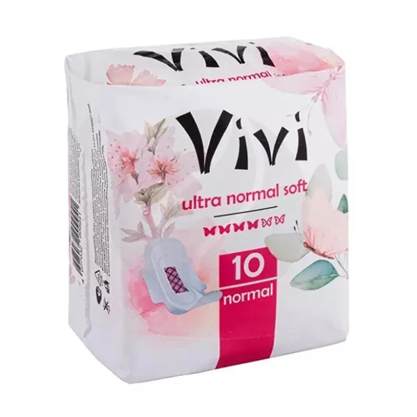 Изображение товара Vivi Ultra Soft Normal прокладки с фигурными крыльями №10