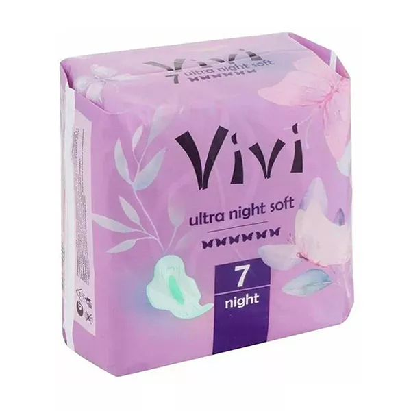 Изображение товара Vivi Ultra Soft Night Jafa Прокладки №7 для ночного использования и обильных менструаций