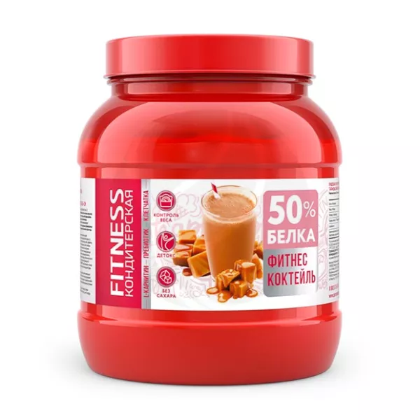 Fitness Кондитерская Фитнес коктейль с L-карнитином карамель, 400г