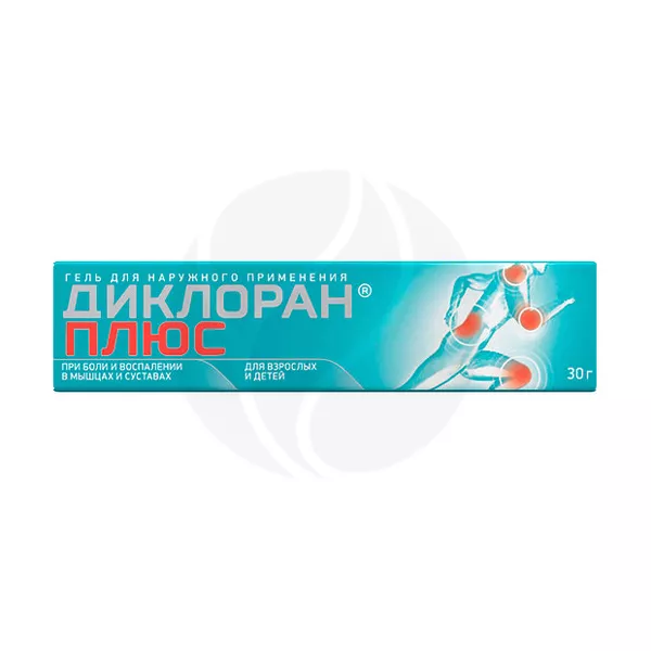 Изображение товара Диклоран Плюс гель д/наружн. прим., 30г Изображение товара Диклоран Плюс гель д/наружн. прим., 30г