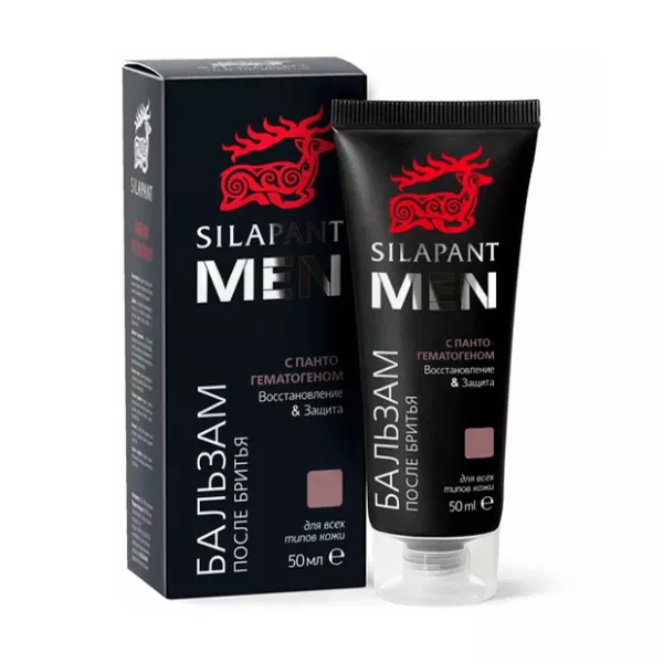 Изображение товара Бальзам после бритья Silapant Men 50 мл для чувствительной кожи с алоэ вера