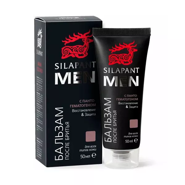 Изображение товара Бальзам после бритья Silapant Men 50 мл для чувствительной кожи с алоэ вера