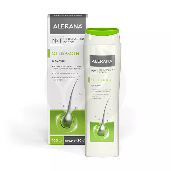 Изображение товара Alerana шампунь от перхоти, 400мл Изображение товара Alerana шампунь от перхоти, 400мл