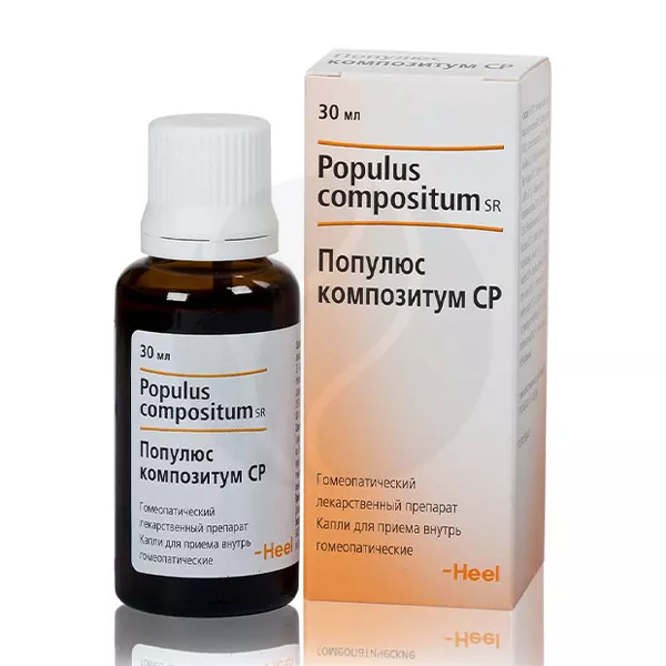 Изображение товара Популюс композитум СР 30 мл гомеопатические капли для предстательной железы