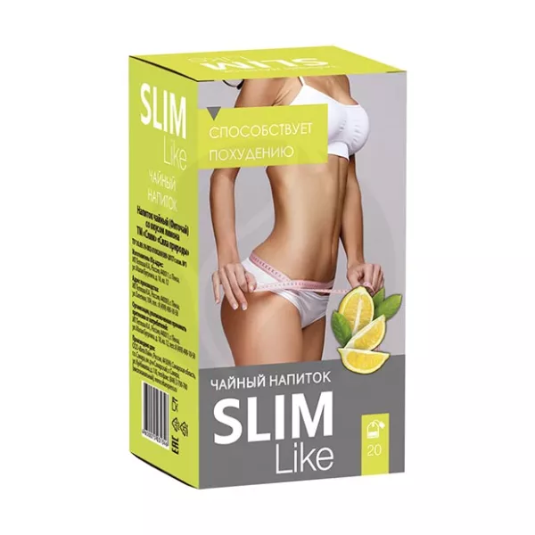 Изображение товара Фиточай Slim Like со вкусом лимона 20 фильтр-пакетов по 1,5 г