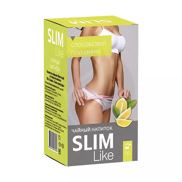 Изображение товара Фиточай Slim Like со вкусом лимона 20 фильтр-пакетов по 1,5 г