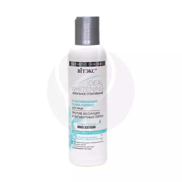 Изображение товара Вiтэкс Ideal Whitening тоник-пилинг отбеливающий для лица против веснушек и пигментных пятен, 150мл