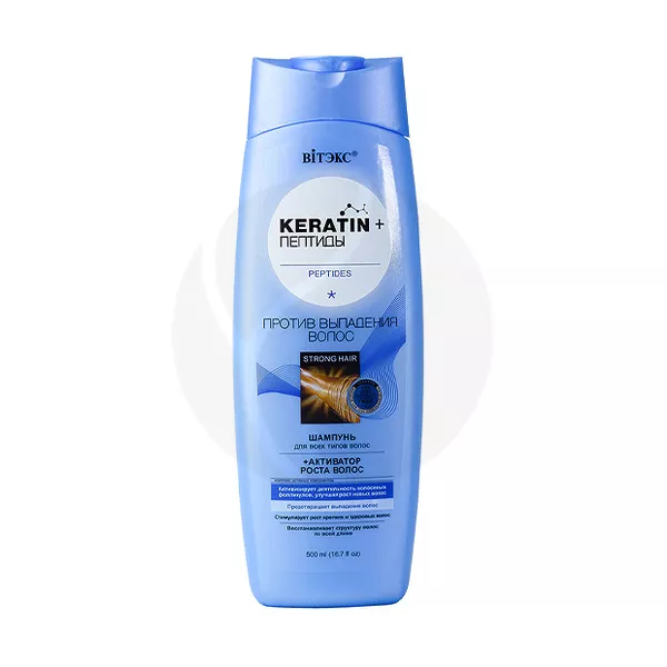 Изображение товара Вiтэкс Keratin+ Пептиды шампунь от выпадения волос, 500мл Изображение товара Вiтэкс Keratin+ Пептиды шампунь от выпадения волос, 500мл