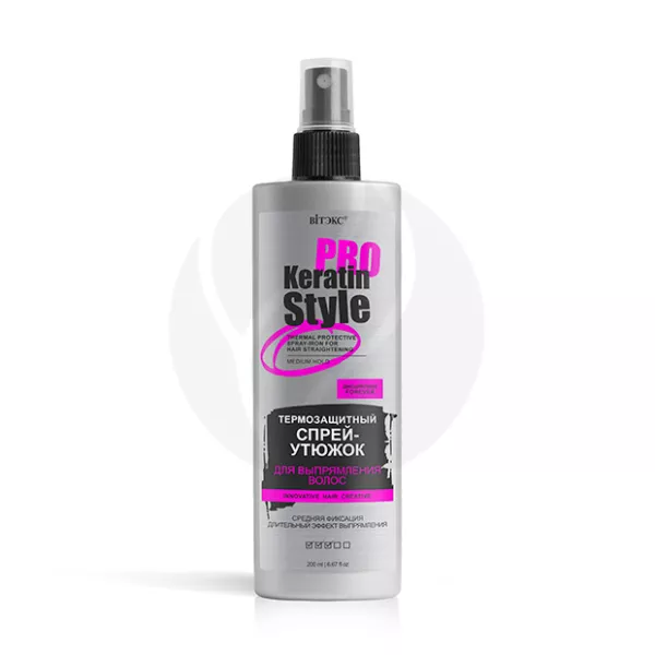 Изображение товара Вiтэкс Keratin PRO Style Термозащитный спрей-утюжок, 200мл