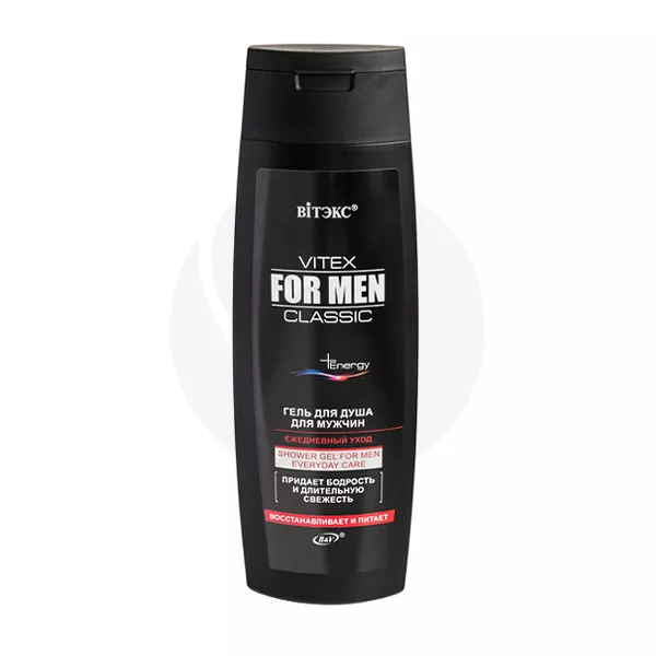 Изображение товара Витэкс For men гель для душа мужской ежедневный уход 400мл Изображение товара Витэкс For men гель для душа мужской ежедневный уход 400мл