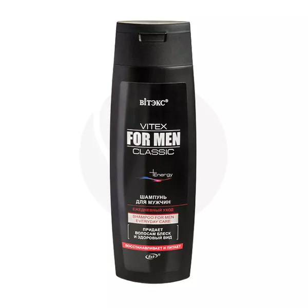 Изображение товара Витэкс For men шампунь для мужчин ежедневный уход 400мл Изображение товара Витэкс For men шампунь для мужчин ежедневный уход 400мл
