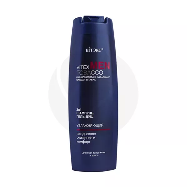 Изображение товара Витэкс Men Tobacco Шампунь-гель-душ 2в1 для кожи и волос 400мл