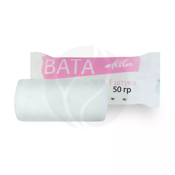 Изображение товара Нестерильная хирургическая хлопковая вата 50г для медицинских процедур