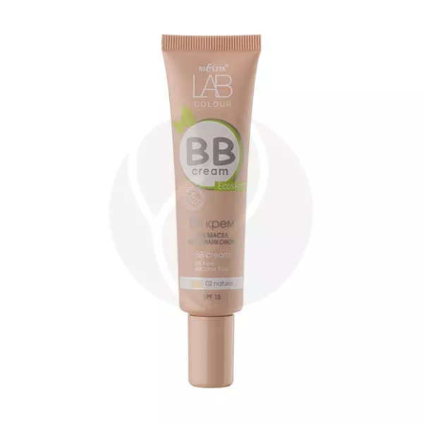 Белита LAB colour BB-крем без масел и силиконов, SPF 15, тон 02, 30мл