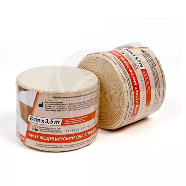Lauma Medical бинт нестерильный эластичный, 3,5м х 8см