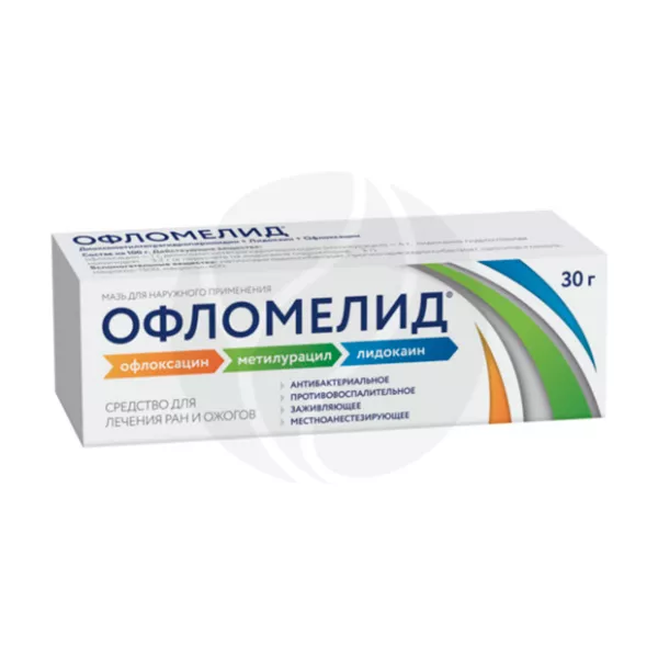 Офломелид мазь д/наружн. прим., 30г