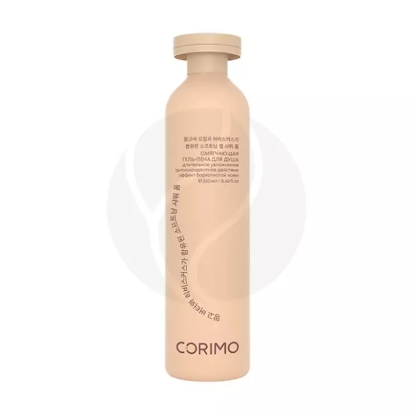 Изображение товара Corimo смягчающий гель-пена для душа с маслом манговых косточек и гибискусом 250мл