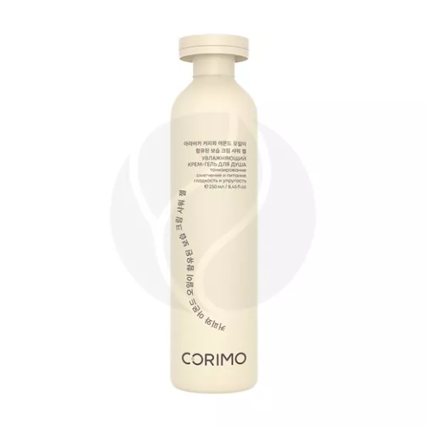 Изображение товара Corimo Крем-гель для душа увлажняющий с кофе арабика и миндальным маслом 250мл