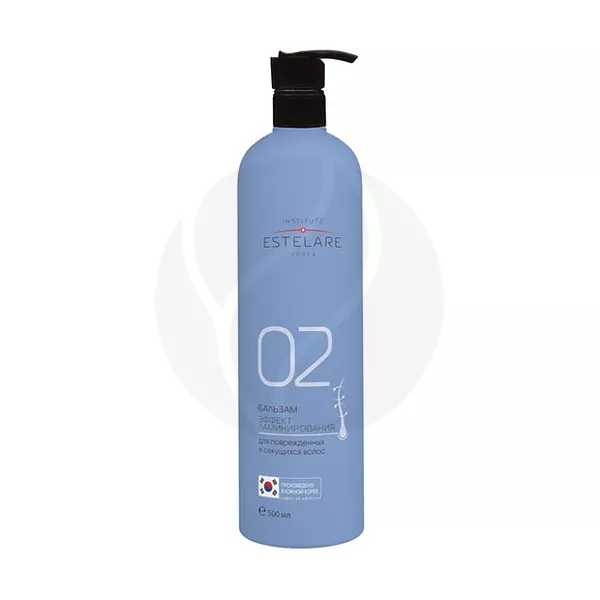 Изображение товара Estelare разглаживающий бальзам с эффектом ламинирования для поврежденных волос 500мл