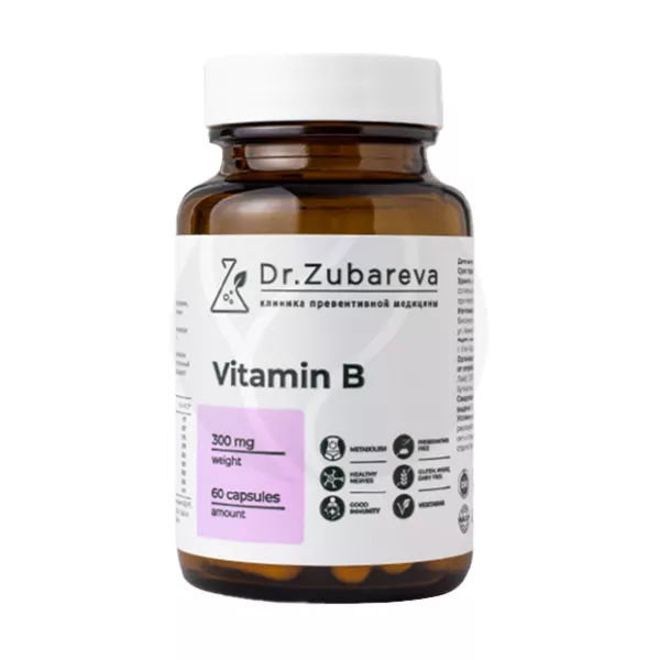 Изображение товара Витамины группы В капсулы Dr.Zubareva 60 шт for здоровье и энергию