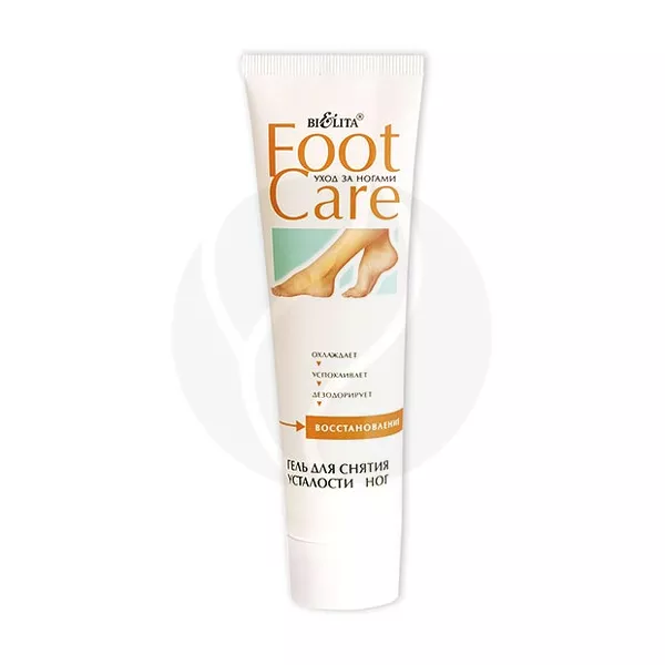 Изображение товара Белита Foot Care гель для снятия усталости ног 100мл быстрое действие Изображение товара Белита Foot Care гель для снятия усталости ног 100мл быстрое действие