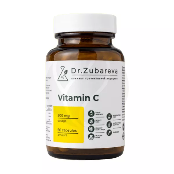 Изображение товара Витамин C капсулы 500 мг с рутином и геспередином, 60 шт