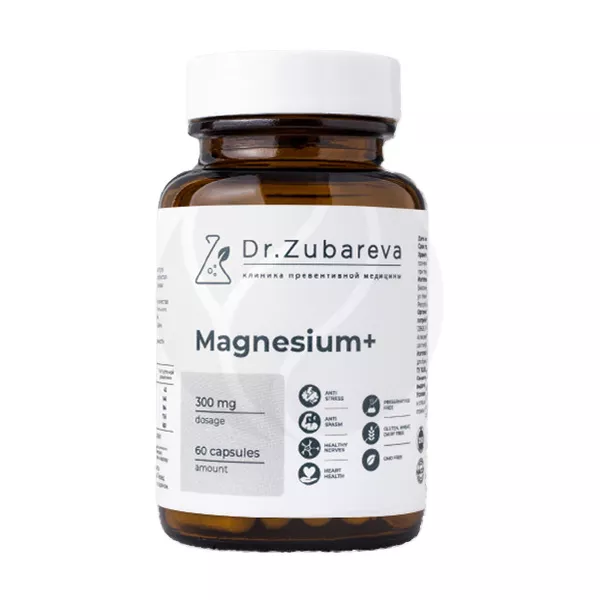 Изображение товара Магний капсулы от Dr.Zubareva для снижения стресса и поддержки организма Изображение товара Магний капсулы от Dr.Zubareva для снижения стресса и поддержки организма
