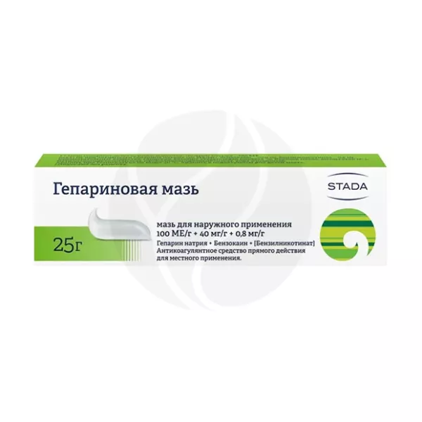 Изображение товара Гепариновая мазь для наружного применения 25 г