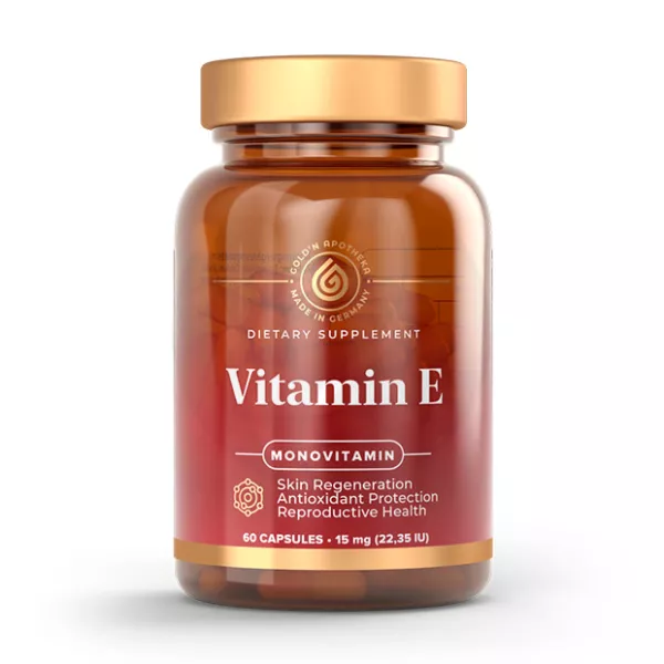 Gold'n Apotheka Витамин Е капсулы 15мг, №60