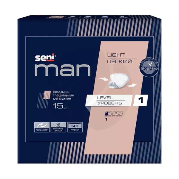 Seni Man Light вкладыши для мужчин уровень 1, №15