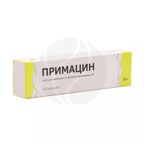 Примацин крем д/наружн. прим. 2%, 30г Тульская ф.ф-ка