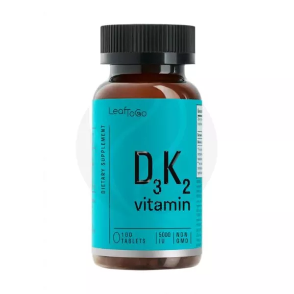 LeafToGo Витамин Д3+К2 таблетки, №100