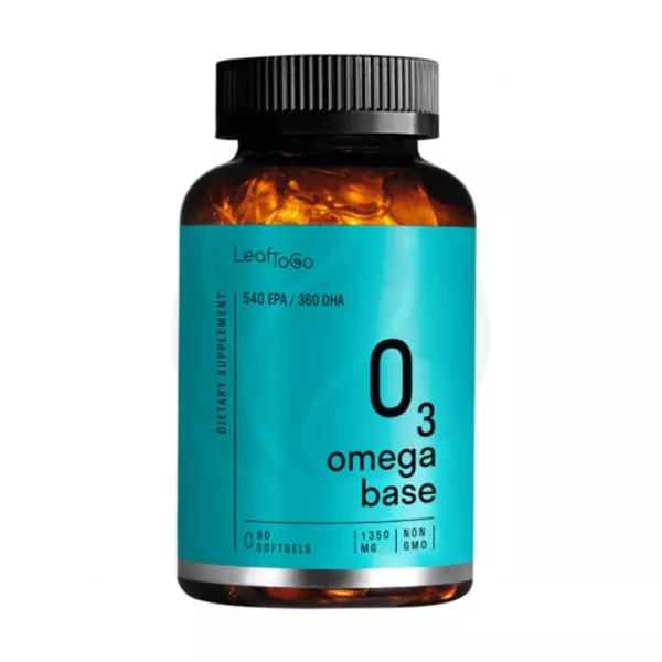 Изображение товара LeafToGo Омега 3 Базовая капсулы 90 шт биодобавка для сердца и мозга